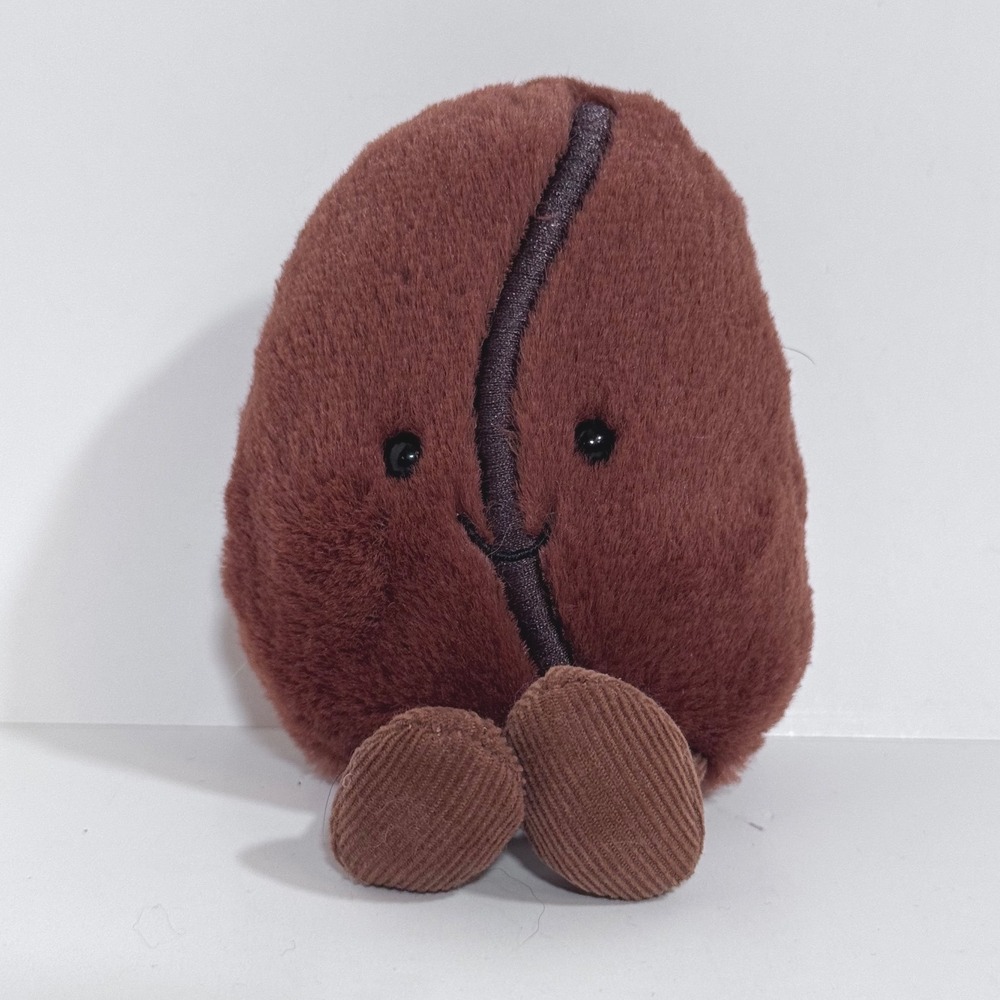 Jellycat Amuseable Coffee Bean Plush Brown Stuffed Food Toy 4 inch